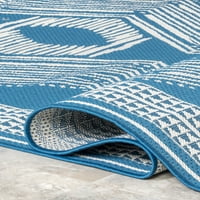 Nuloom Ranya törzsi beltéri kültéri szőnyeg, 8 '10', réce