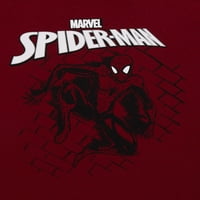 Spider-Man fiúk hosszú ujjú grafikus póló, méret 4-18