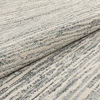 Jól szőtt hurok-de-hurok Torino modern szürke 3 '5'10 lapos-szövésű szőnyeg