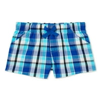 Garanimals Baby Boys Plaid szövött rövidnadrág, méret 0 3m-24m