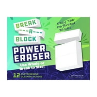 Break-A-blokk teljesítmény radír Easy Könnyű perforált blokkok, csomag