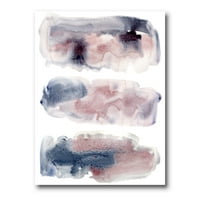 Designart 'Kék és rózsaszín felhők bézs foltokkal.