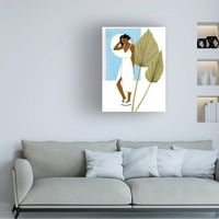 Melissa Wang 'Women in the Garden i' Canvas Art