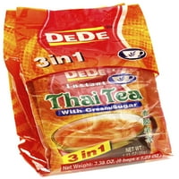 Dede Instant Thai Tea MI krémmel és cukorral, 7. oz