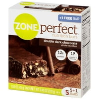 ZonePerfect táplálkozási sáv, kettős sötét csokoládé, 12G fehérje, CT