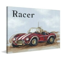 Racer Festés nyomtatás csomagolt vászonra