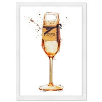 A Wynwood Studio kinyomtatja a narancssárga pirítós italokat és szeszes italokat pezsgő fali vászon nyomtatott fehér 13x19