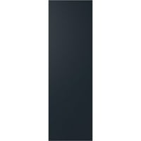 Ekena Millwork 18 W 58 H True Fit PVC átlós slat modern stílusú rögzített redőnyök, csillagtalan éjszakai kék