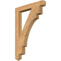 Ekena Millwork 1 2 W 28 D 40 H Merced Arts & Crafts Smooth Bracket, Western Red cédrus