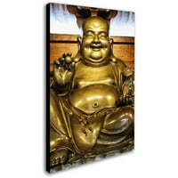 Védjegy Szépművészet Gold Buddha vászon művészete: Philippe Hugonnard
