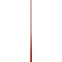 Ekena Millwork 3 4 W 71 H True Fit PVC, két tábla keretes tábla-N-Batten redőnyök, Fire Red