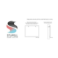 Stupell Industries Unicorn Pool úszó divatos divatminta grafikus galéria csomagolt vászon nyomtatott fali művészet, ziwei li