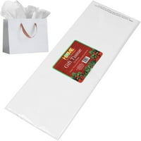 Greenco dekoratív töltés fehér papír ajándékcsomagolások szövetek