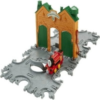 A Thomas & Friends Not N Play Play Play Bailway, Steamworks Tile Trails Playset