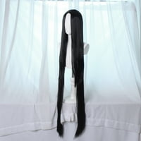 Egyedi olcsó emberi haj parókák nők számára Lady 51 Fekete parókák paróka sapkával