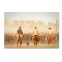 A „Cowboy legjobb barátja” vászon művészete képzőművészeti művészete Dan Ballard által készített