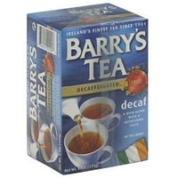 Barry tea koffeinmentes teazsákok, gróf, 4. oz