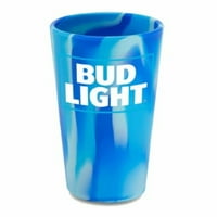 Bud Light 16oz. Kapacitású szilikon poharak szettjei - kék