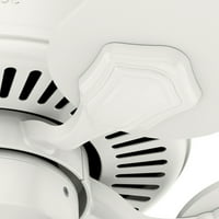 52in Swanson mennyezeti ventilátor friss fehérben, LED Fénykészlettel