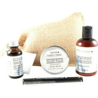 A legjobb szakállvállalat Sandalwood Premium Grooming Traveling Kit, PC