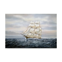 Jack Wemp védjegye a Clipper Ship vászon művészete