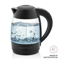 Chefman elektromos vízforraló, 1,8 L, előre beállított hőmérséklet, Infuser tartozék, Digitális vezérlés,Fekete, 1500w