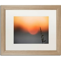 Védjegy Képzőművészet Sundown vászon művészet: Yale Gurney, White Matte, Birch Frame