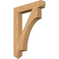 Ekena Millwork 1 2 W 34 D 46 H Westlake Arts & Crafts Smooth Bracket, Western Red Cedar