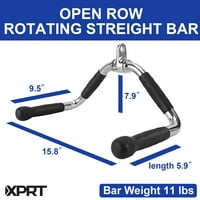 Fitnesz lat göndör pulldown kábelgép rögzítése alsó markolat, szilárd acél