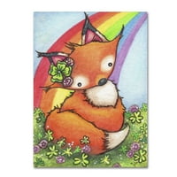 Védjegy Szépművészet Lucky Little Fox Canvas Art készítette: Jennifer Nilsson