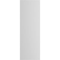 Ekena Millwork 1 2 W 67 H True Fit PVC, négy tábla keretes tábla-N-Batten redőnyök, Hailstorm Grey