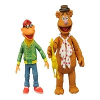 Diamond Select játékok a Muppets Select sorozat-Topzie Bear and Scooter Set - in, in