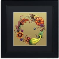 Védjegy Képzőművészet Blessings-Autumn Canvas Art készítette: Jennifer Nilsson, Black Matte, Fekete Frame