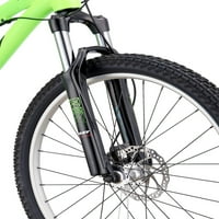 Mongoose Fireball 8 sebességű férfi szennyeződés hegyi kerékpár, 26 kerekek, zöld