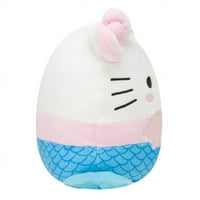 Squishmallow 8 Hello Kitty % barátok élelmiszer teherautó gyűjtemény-Hello Kitty hamburgerrel