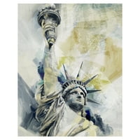 Képzőművészeti vászon Lady Liberty Light szobor stúdió művészete vászon művészet nyomtatás