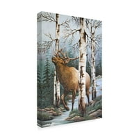 A „Majestic Elk” vászon művészete védjegye, Carol J Rupp
