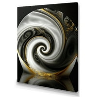 Designart Absztrakt Modern Swirl II Canvas falművészet