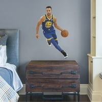 Fathead Stephen Curry - X -Large hivatalosan engedélyezett NBA eltávolítható fali matrica