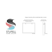 A Stupell Industries Loose Kézi Jelek Modern Absztrakt mintát, 24, Design: Daphne Polselli