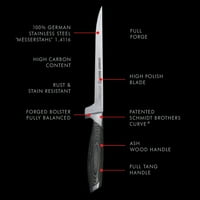 Schmidt Brothers® evőeszközök kötött Ash 7 Csontos kés