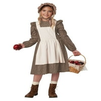 Kaliforniai Jelmezek Brown Frontier Telepes lány Halloween díszes ruha jelmez gyermek, M