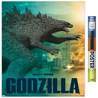 Godzilla vs. Kong-Godzilla fali poszter, 22.375 34