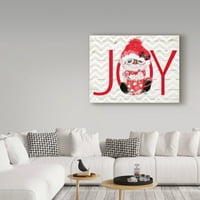 Védjegy Képzőművészet 'borsmenta Hóember Joy' vászon művészet, Sheena Pike Art and illusztráció