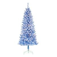 Ünnepi idő 6,5 láb előre megvilágított, mesterséges kék fenyő karácsonyfa