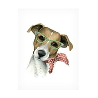 Grace Popp 'Vogue Dog I' Canvas Art