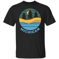 Graphic America State of Michigan USA Great Lakes férfi grafikus póló kollekció