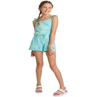 Justice Girls Ruffle Top Romper, Méretek XS-XXL