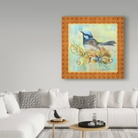 Védjegy Szépművészet 'dicsőséges madarak az Aqua 2' vászon művészete, Jean Plout