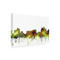 Marlene Watson 'Reno Nevada Skyline Safari Buff' Canvas Art